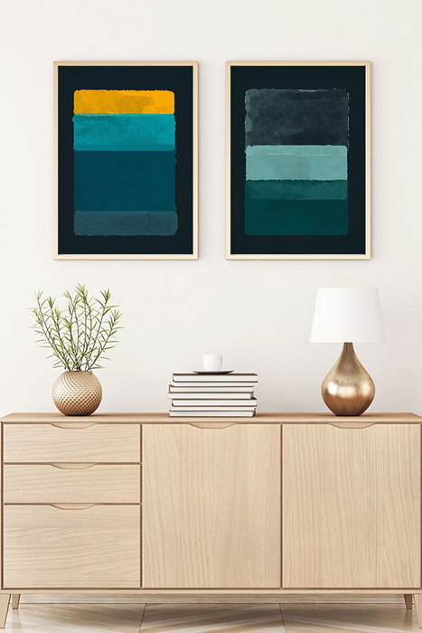 Wallity Huhu91 Pinturas Decorativas Multicolor 50 x 70 cm (2 Piezas) Wallity Huhu91 Pinturas Decorativas Multicolor 50 x 70 cm (2 Piezas)